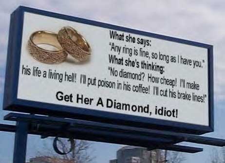 Get Her A Diamond... Idiot Picture