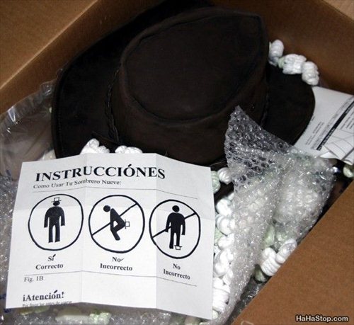 Hat Instructions  Picture