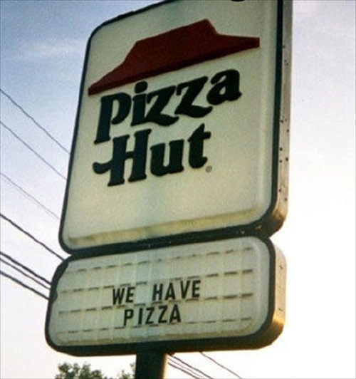 Pizza Hut Sign Picture