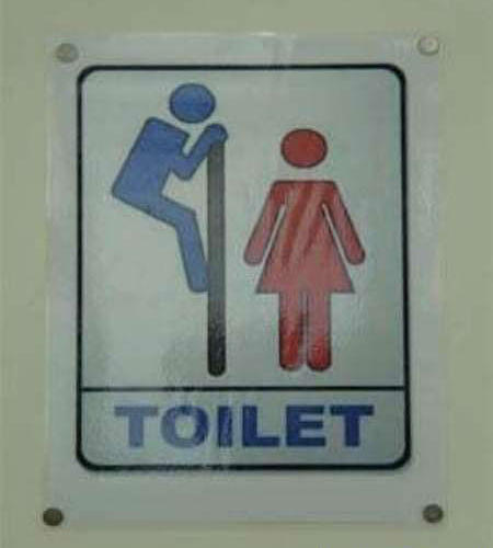 Washroom Sign Picture